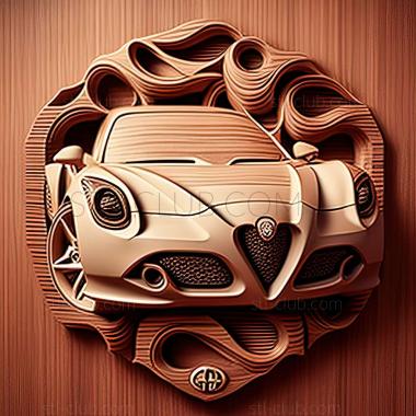 3D мадэль Alfa Romeo 4C (STL)